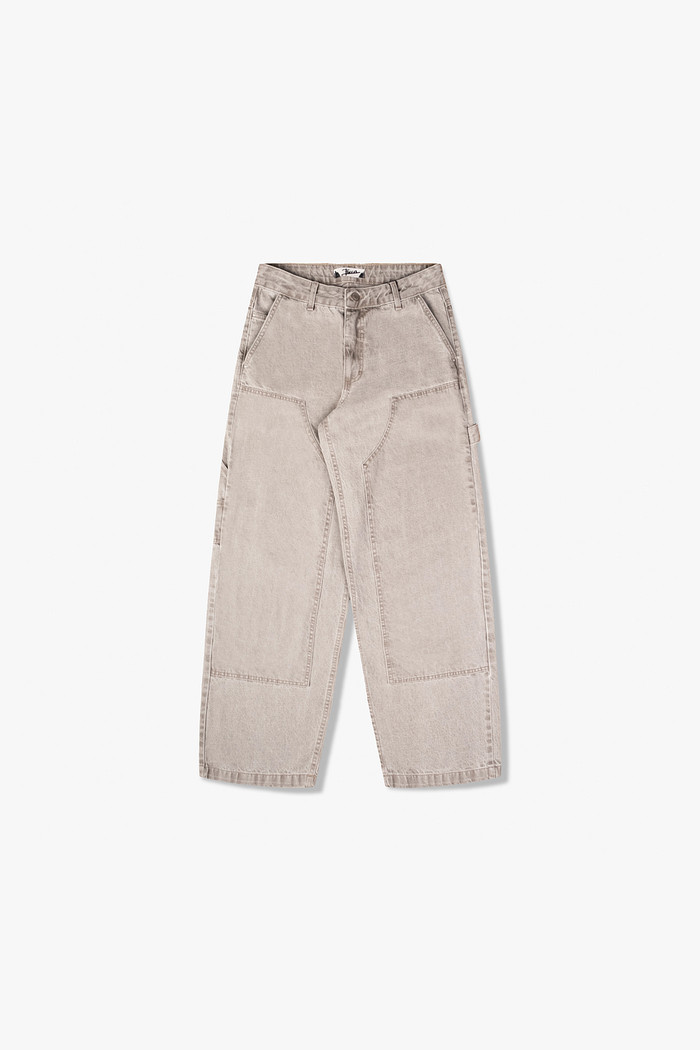 CALÇA SARJA CARPINTEIRO DOUBLE KNEE GREY | SEGUNDA LINHA