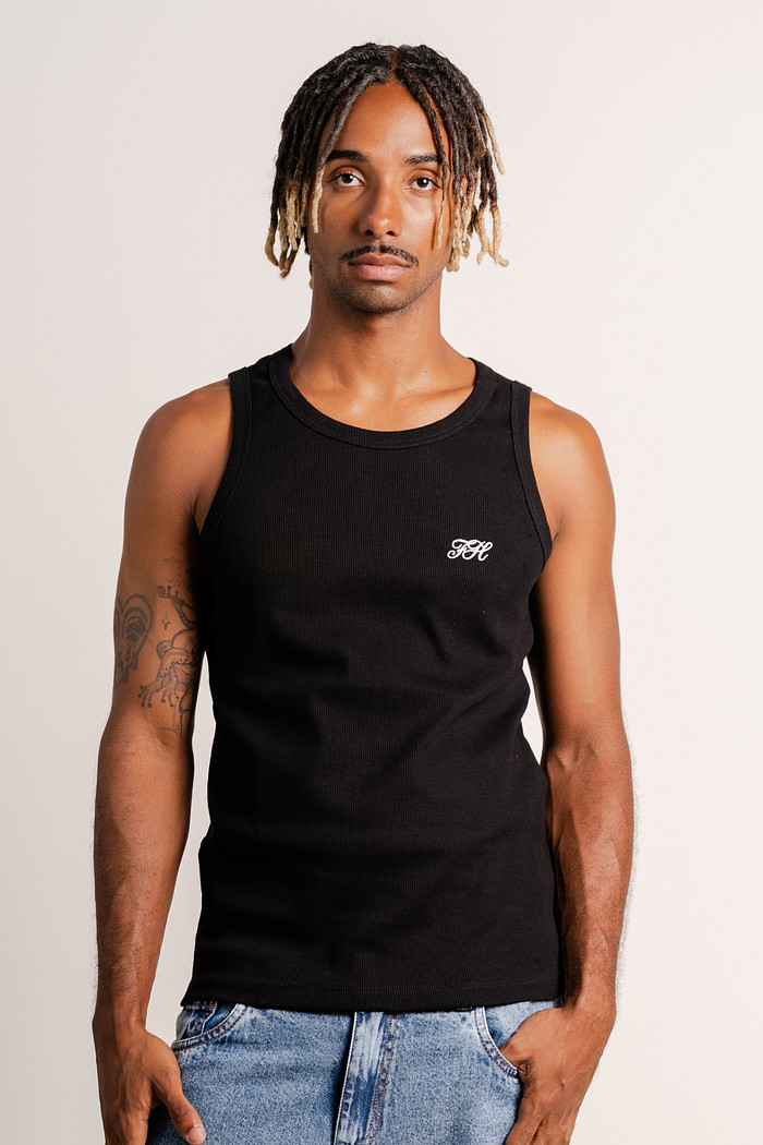 REGATA CANELADA FOCCA HYPE PRETA