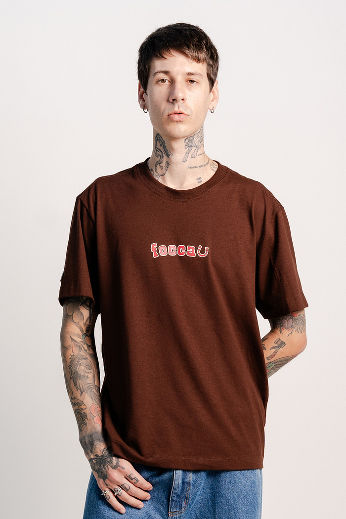 CAMISETA FOCCA FERRADURA MARROM