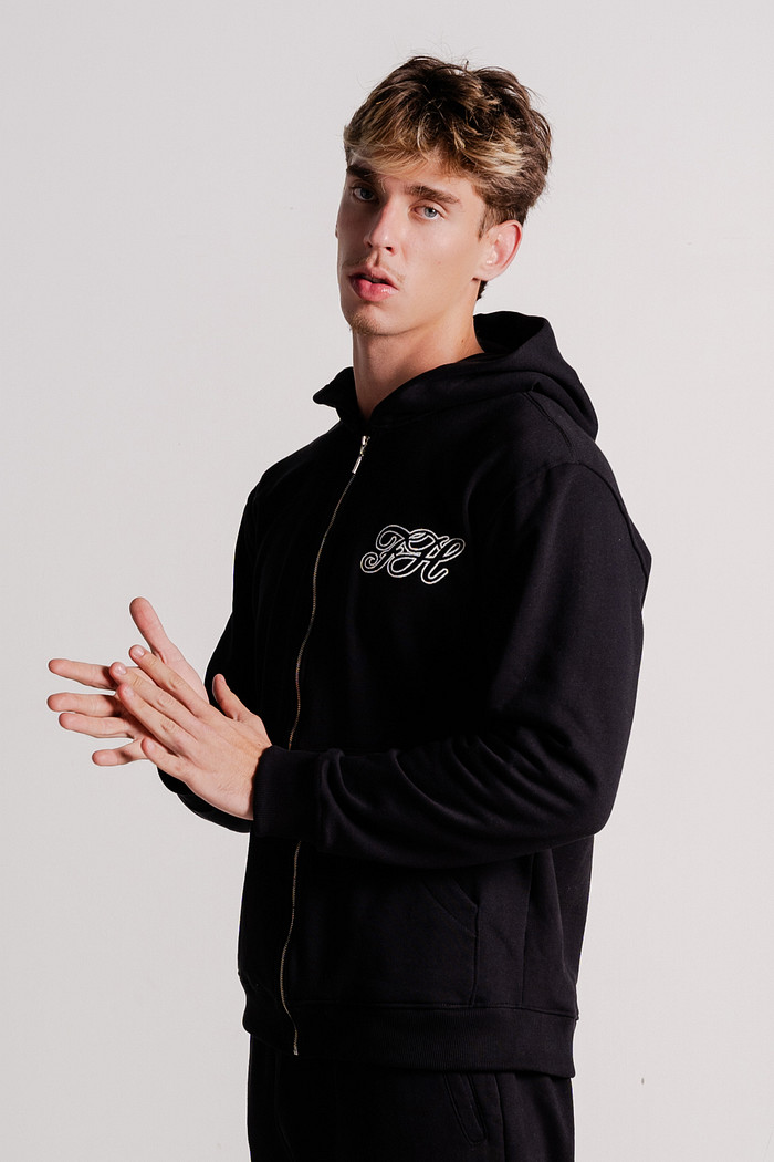 MOLETOM ZIP FH CLASSIC PRETO