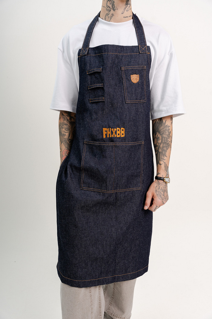AVENTAL RAW DENIM - COLLAB FHXBB