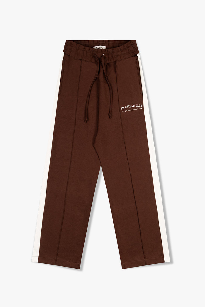 CALÇA RETA SPORT CHIC MARROM