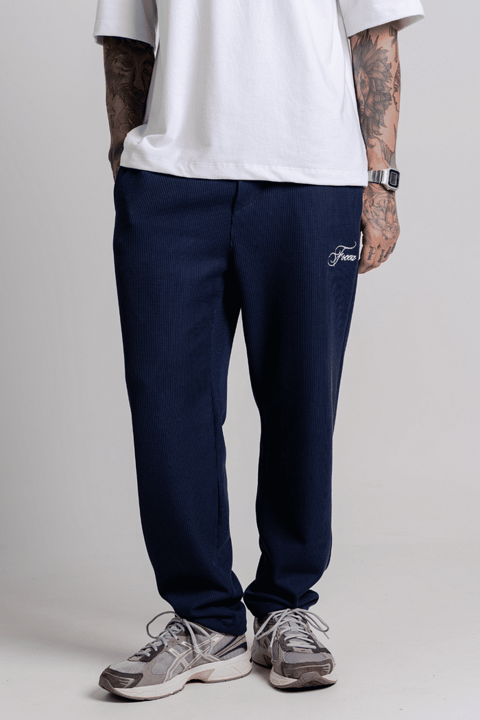 CALÇA RETA EVIDENCE AZUL