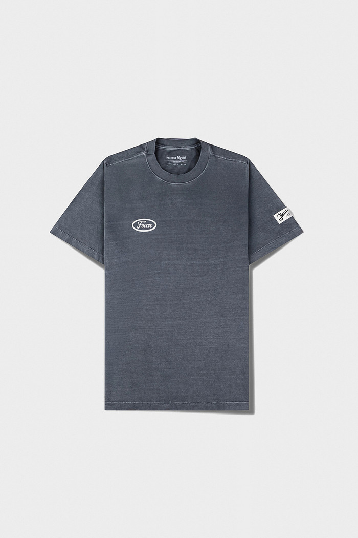 CAMISETA REGULAR ESTONADA FOCCA COMPANY | CINZA