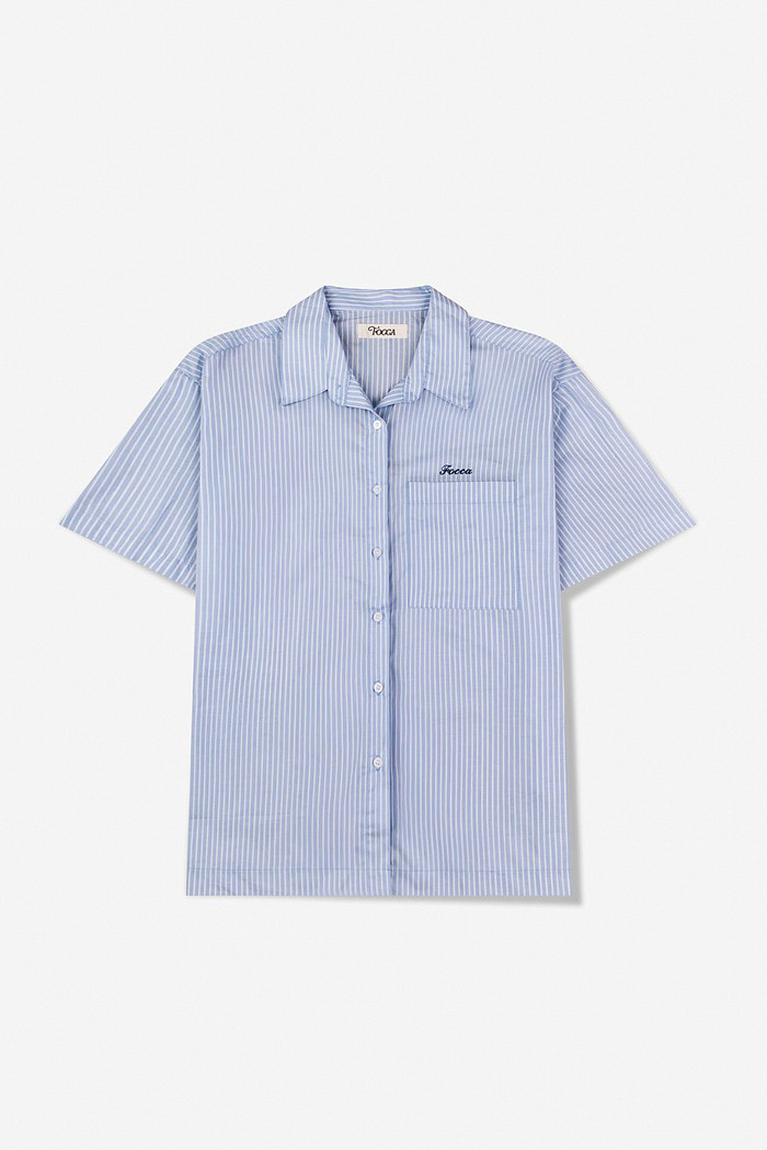 CAMISA BOXY LISTRADA FOCCA