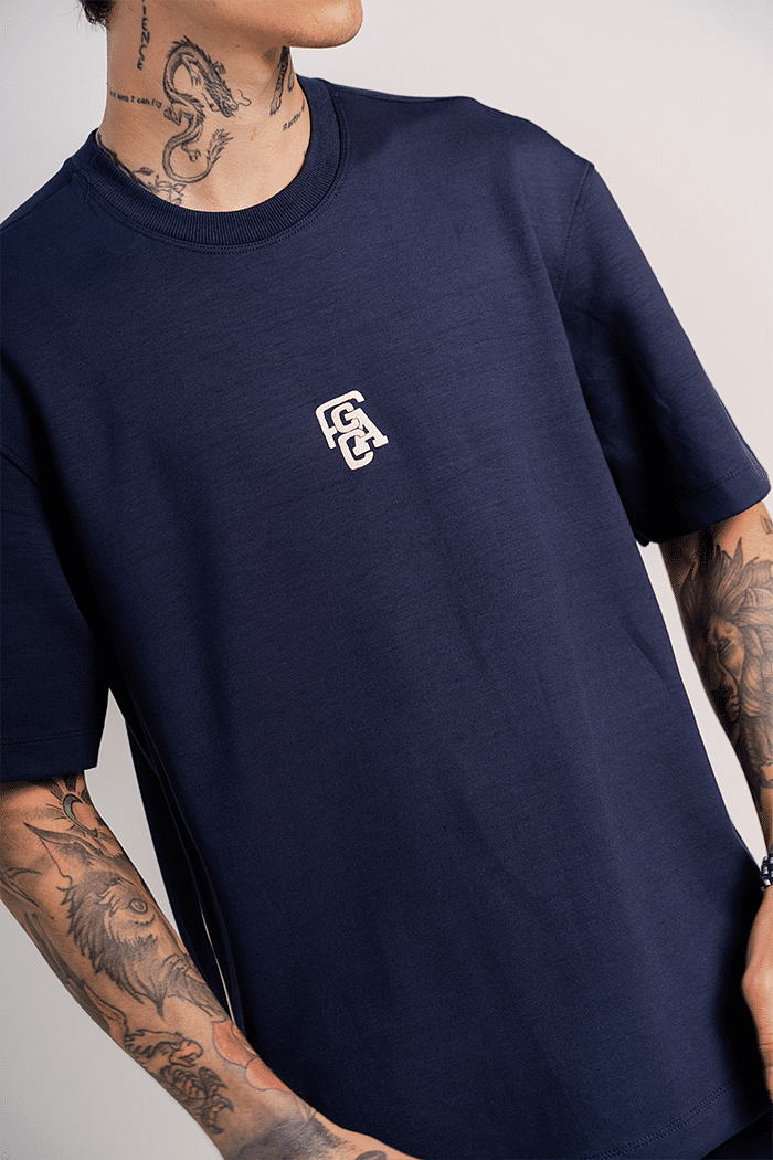 CAMISETA OVERSIZED SPORT CHIC AZUL