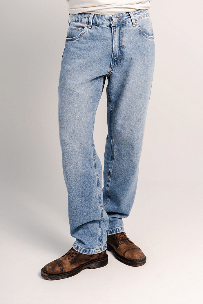 CALÇA JEANS RETA OLD