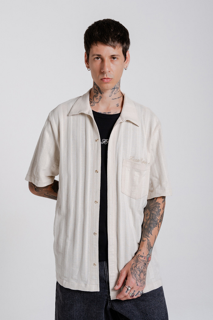 CAMISA TRICOT RESORT AREIA