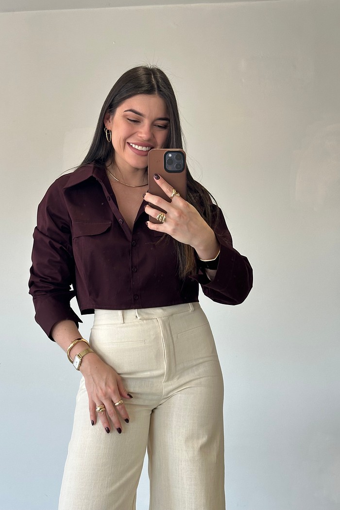 Camisa Cropped Carol