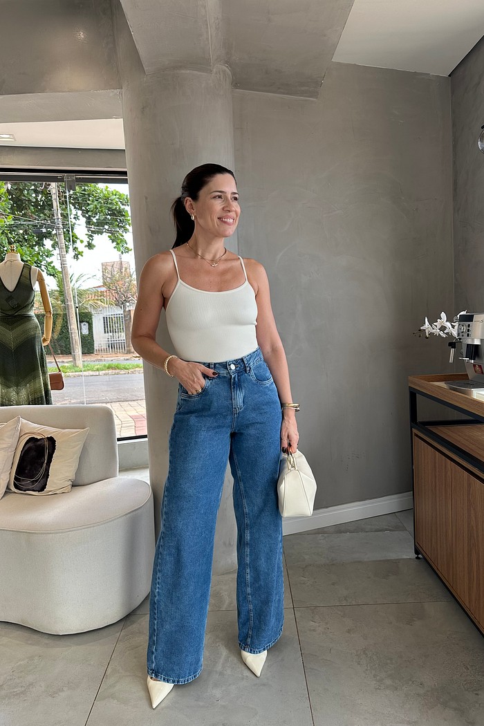 Calça Jeans Baggy Ana Paula