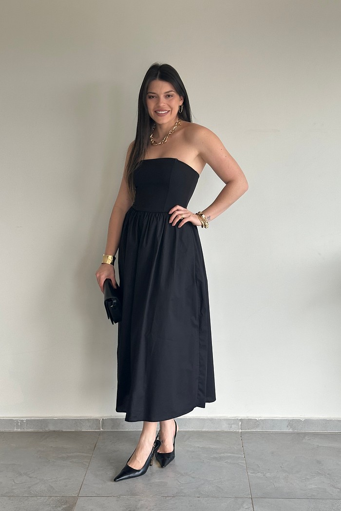 Vestido TQC midi Leonor