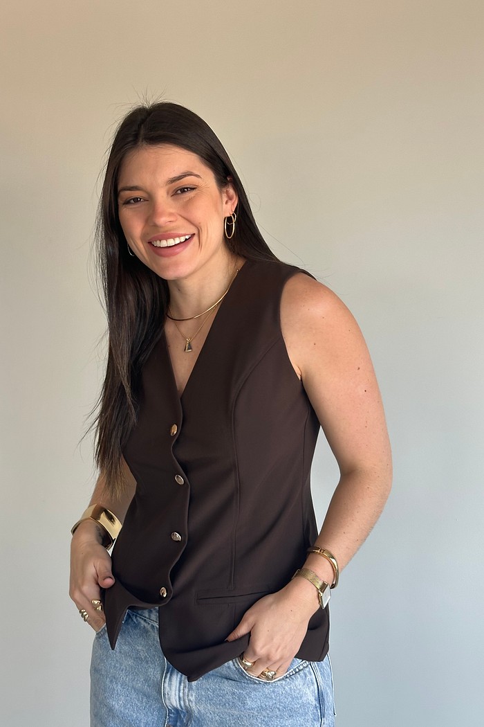 Colete Alongado Cassia