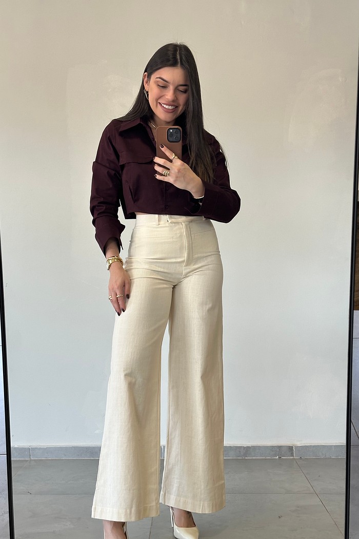 Camisa Cropped Carol