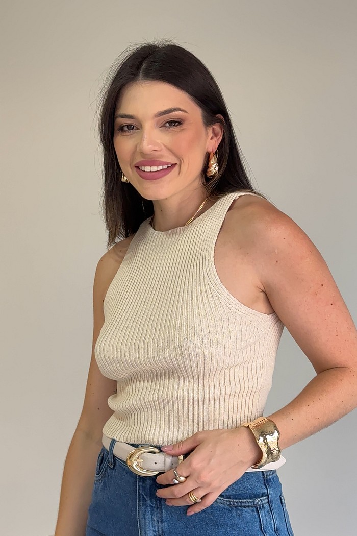 Blusa Regata Tricot Tais