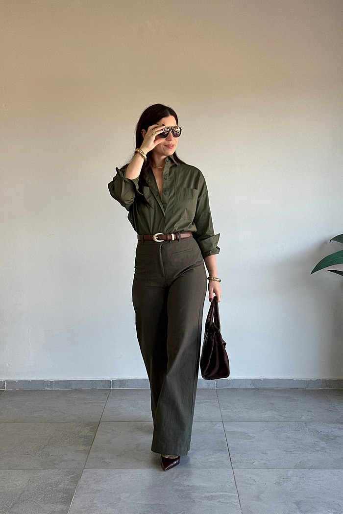 Calça Pantalona Cotton Maria