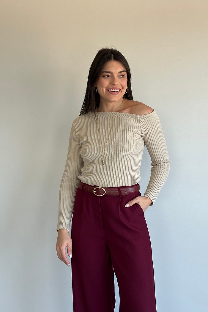 Blusa ML Assimétrica Ana Paula