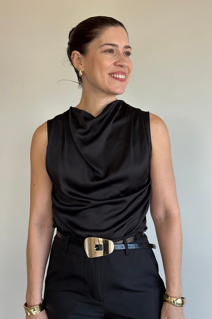 Blusa Tania Acetinada