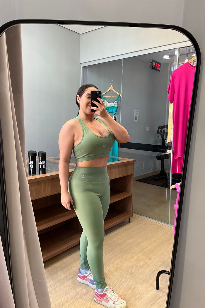 conjunto poliamida malva