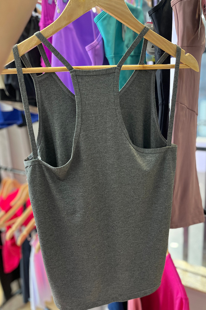 regata alcinha cinza