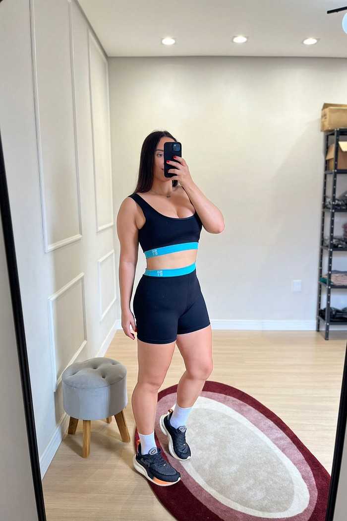 conjunto belly faixa azul