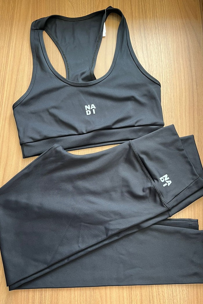 conjunto poliamida preto