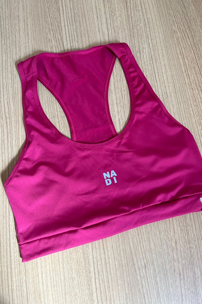 top nadador plus size pink