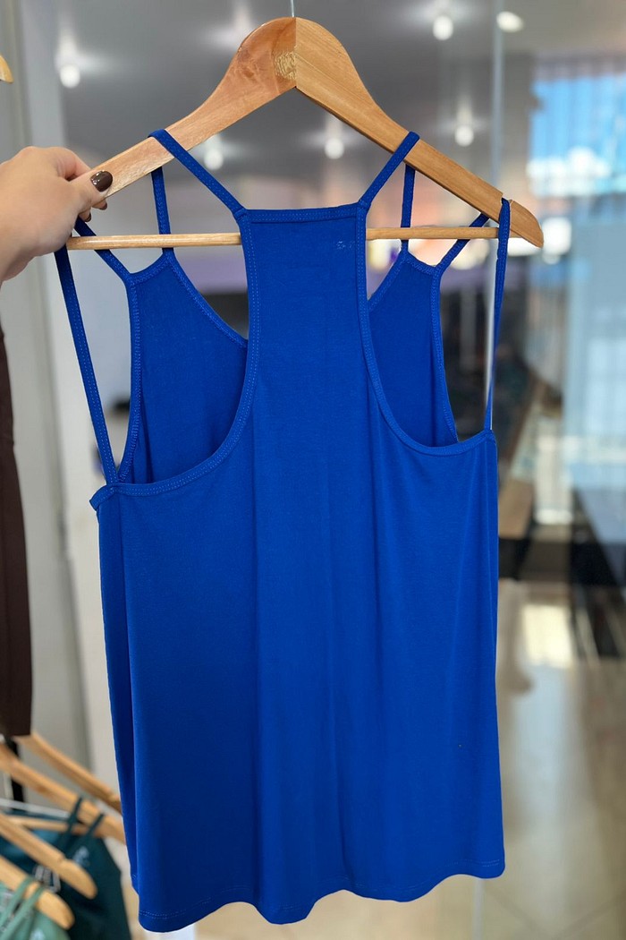 regata alcinha azul royal