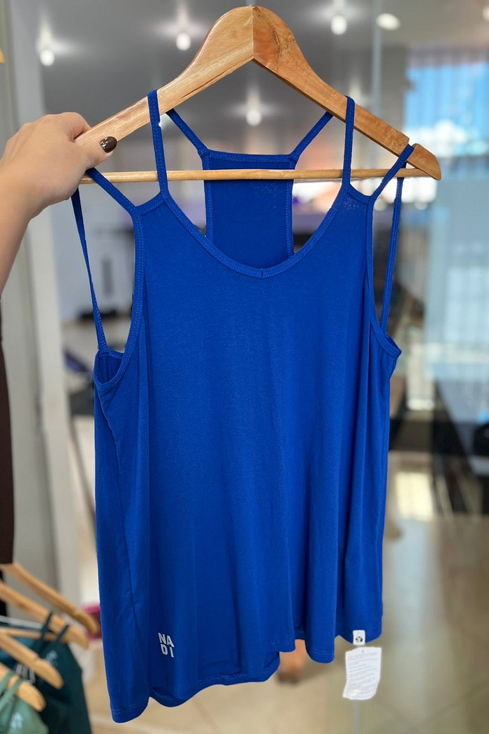 regata alcinha azul royal