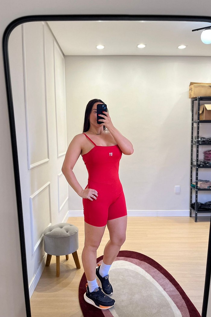 macaquinho luana vermelho