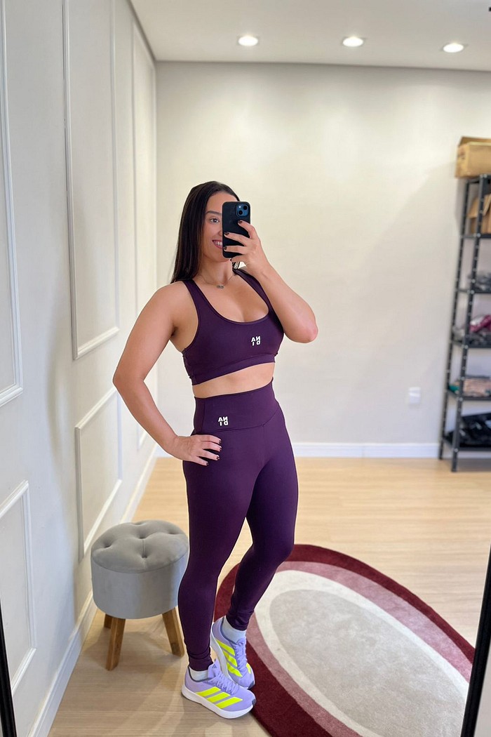 conjunto calça adaptiv uva