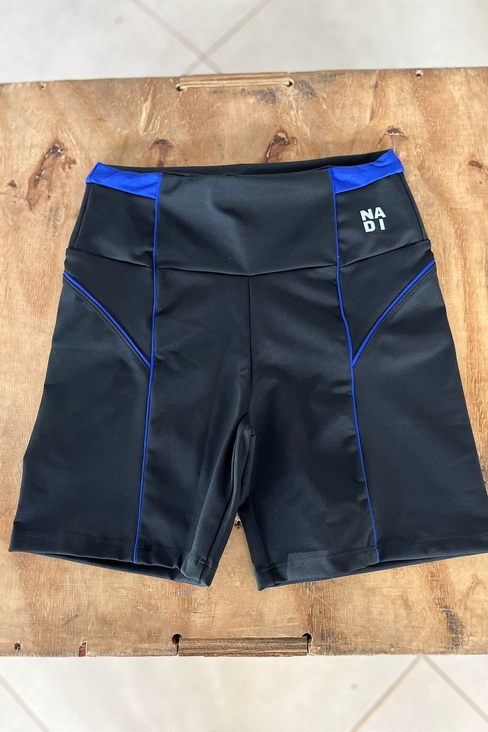 bermuda filete azul royal