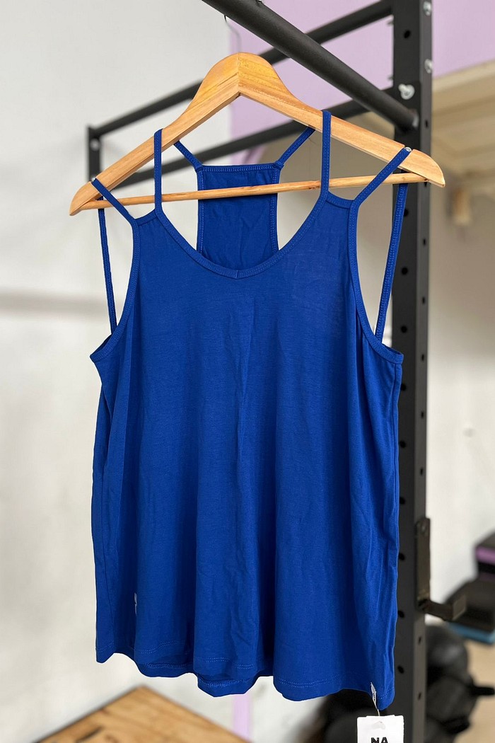 regata alcinha azul royal