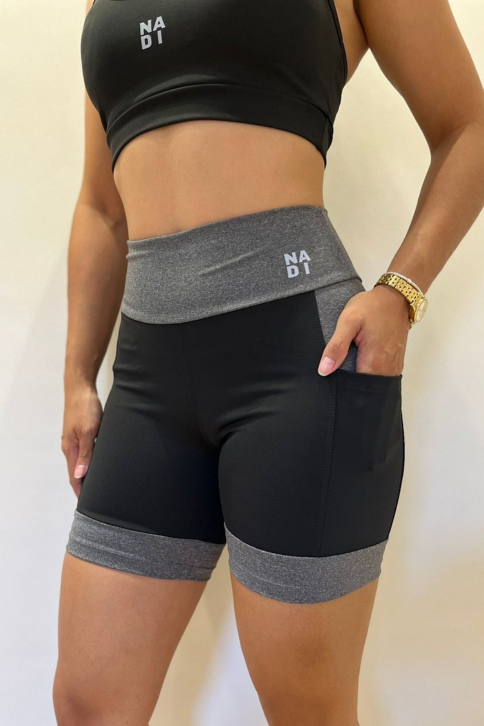 bermuda bolso lateral mescla