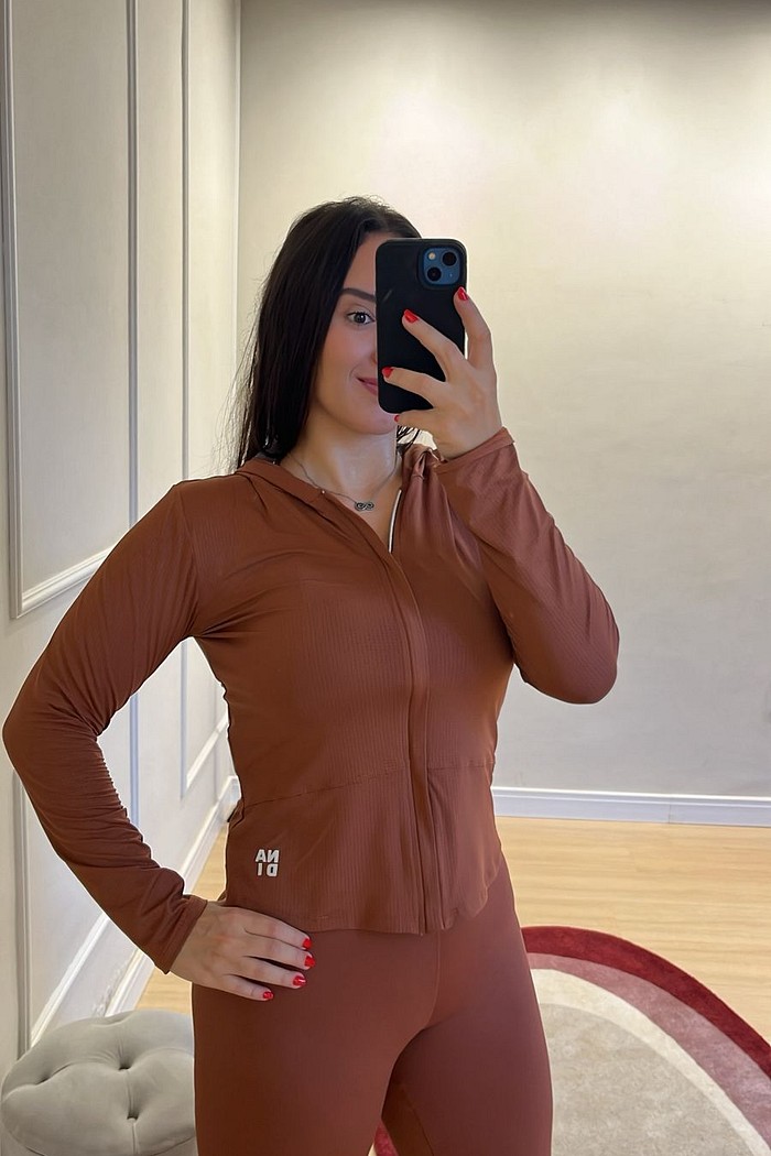 jaqueta capuz aerodry uv50 ambar