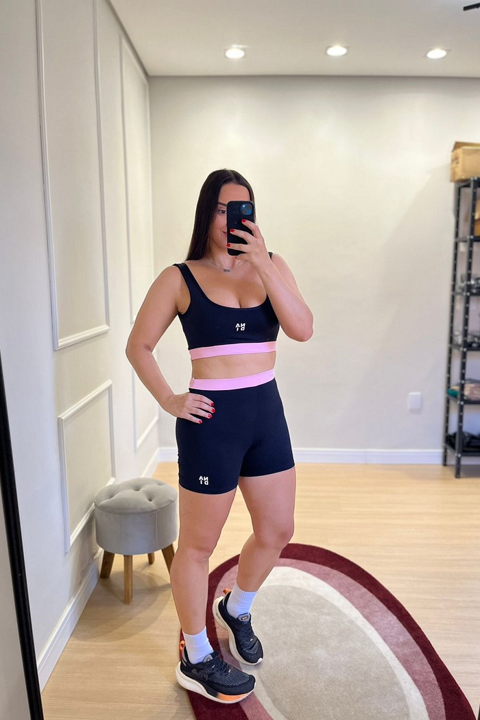 conjunto belly faixa cupcake