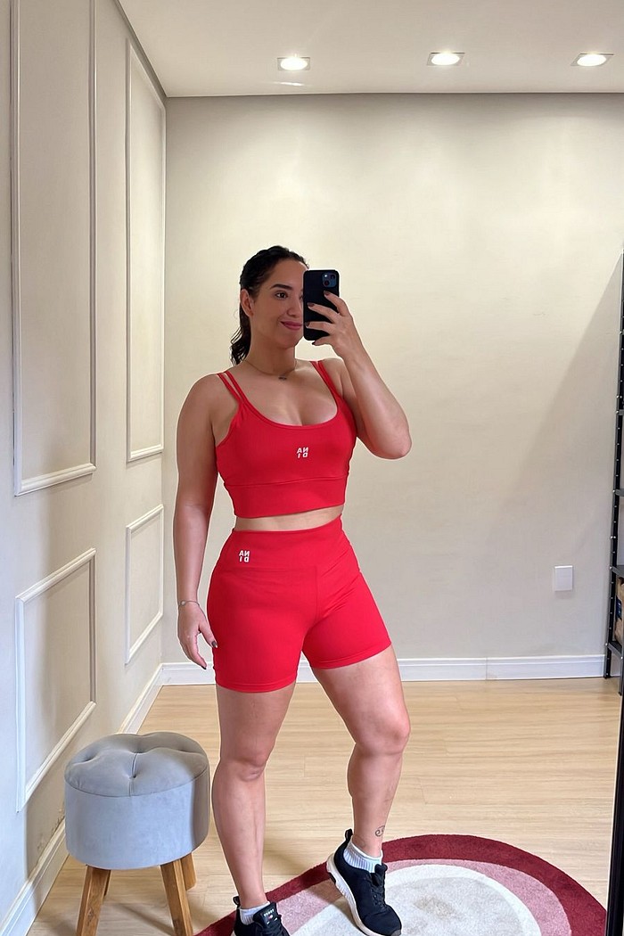 conjunto adaptiv vermelho