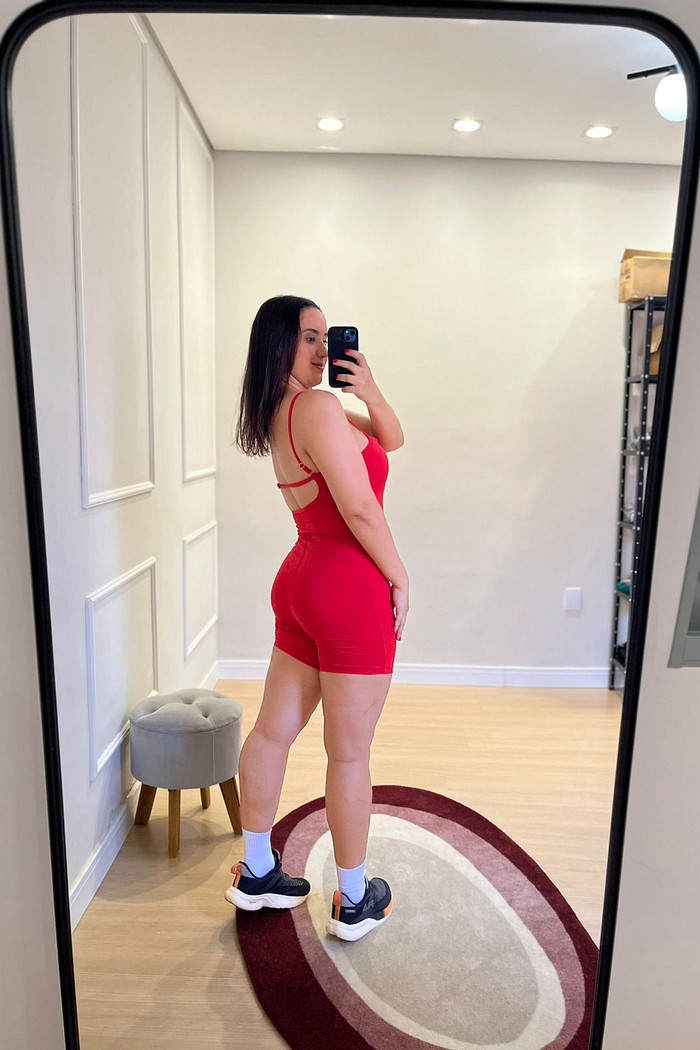 macaquinho luana vermelho