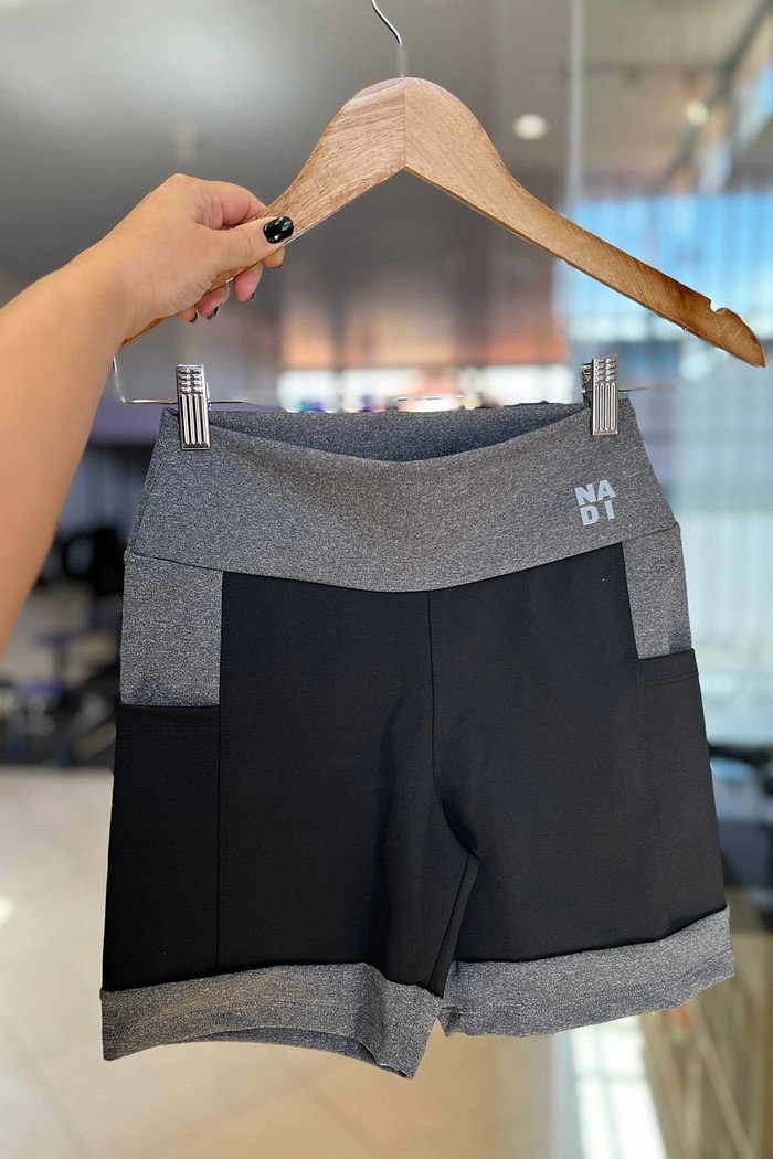 bermuda bolso lateral mescla