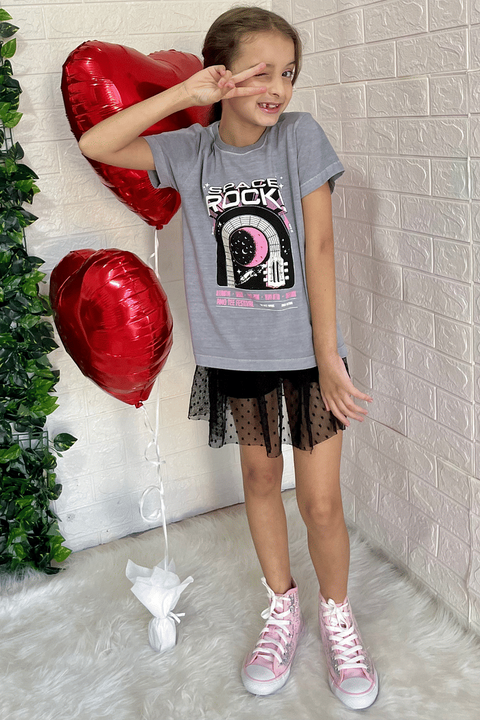 CAMISETA INFANTIL  _  ROCK