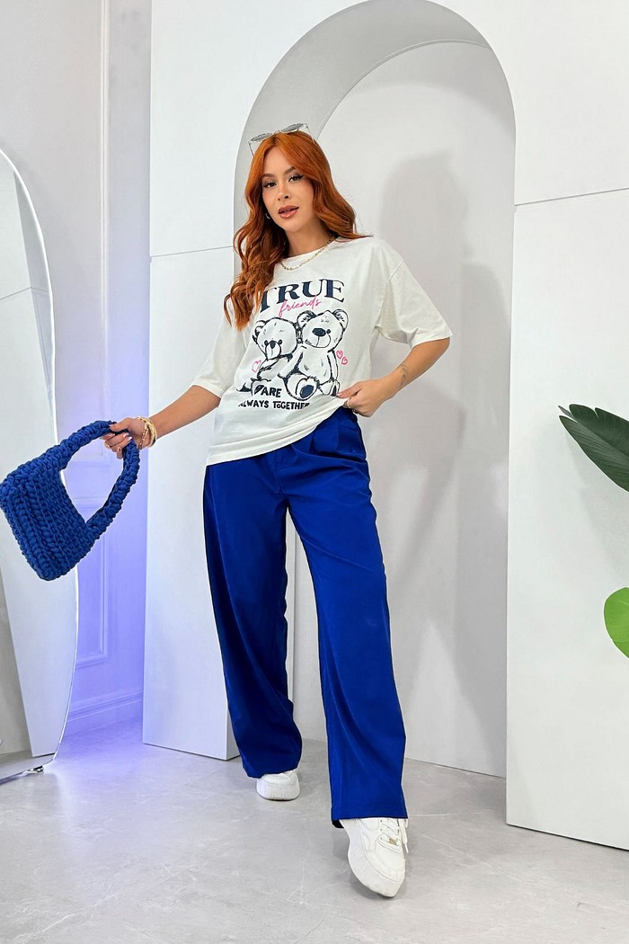 T-SHIRT OVERSIZED  _  TRUE FRIENDS