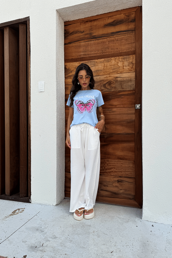 T-SHIRT  _  BE THE CHANGER [BORBOLETA]