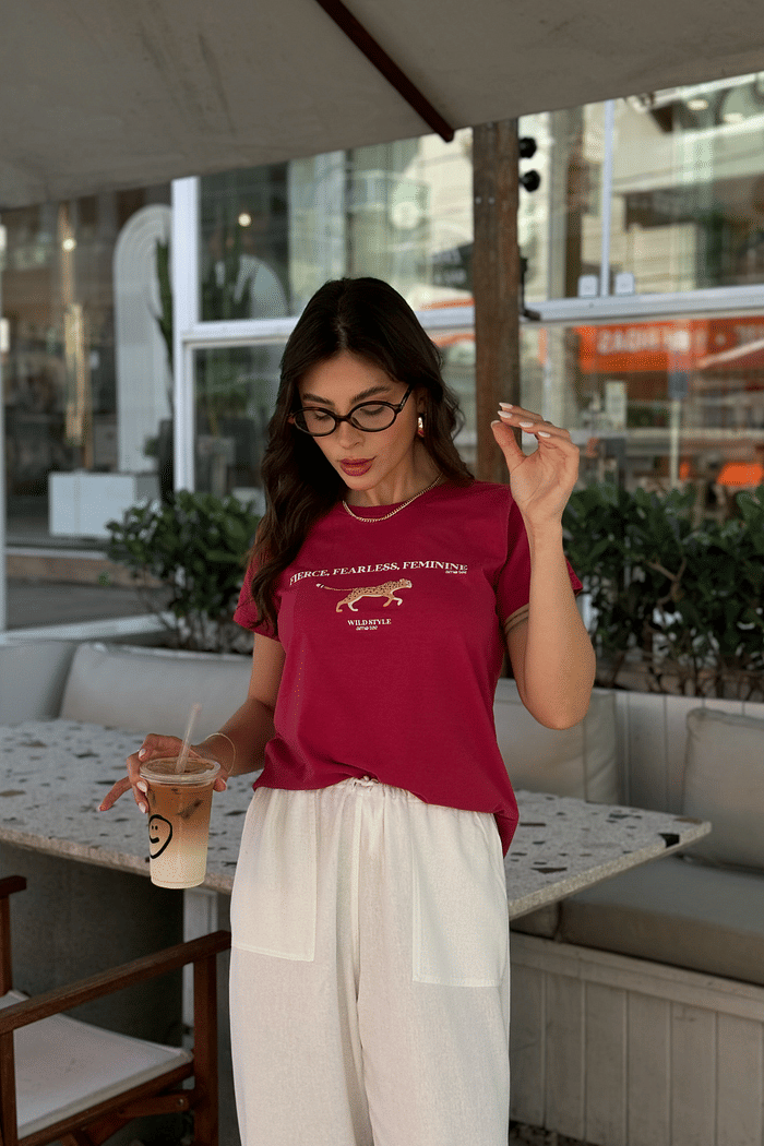 T SHIRT _  FIERCE, FEARLESS, FEMININE