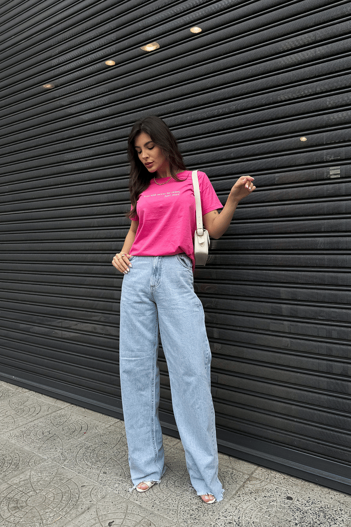 T SHIRT _  YOU WILL NEVER BE READY  _  PINK