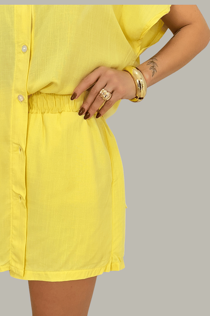 CONJUNTO BERMUDA E CAMISA  _  VISCOLINHO