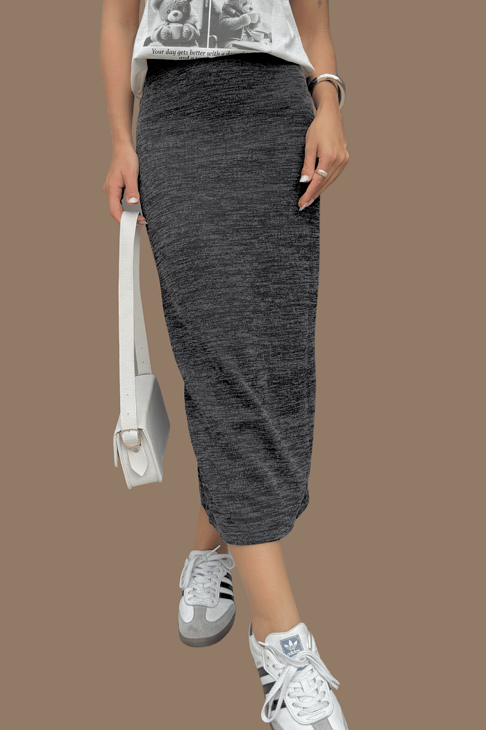 SAIA LÁPIS  _ CANELADO  _  PRETO