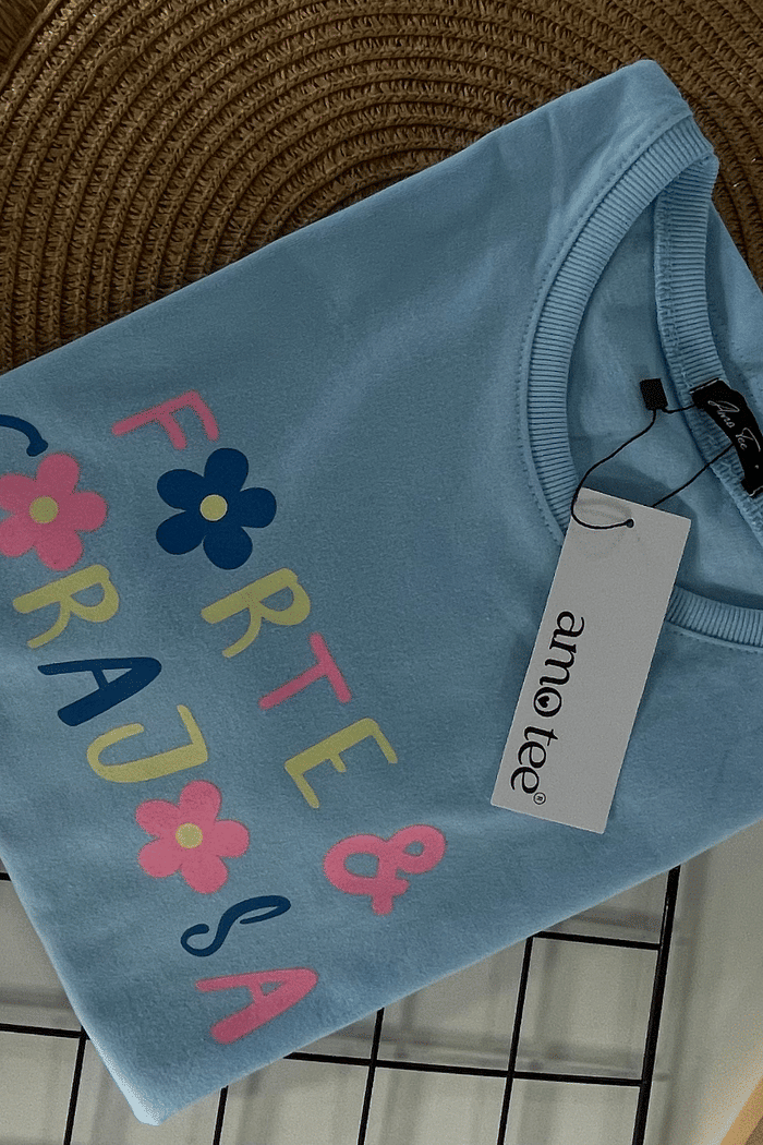 T-SHIRT _  FORTE E CORAJOSA