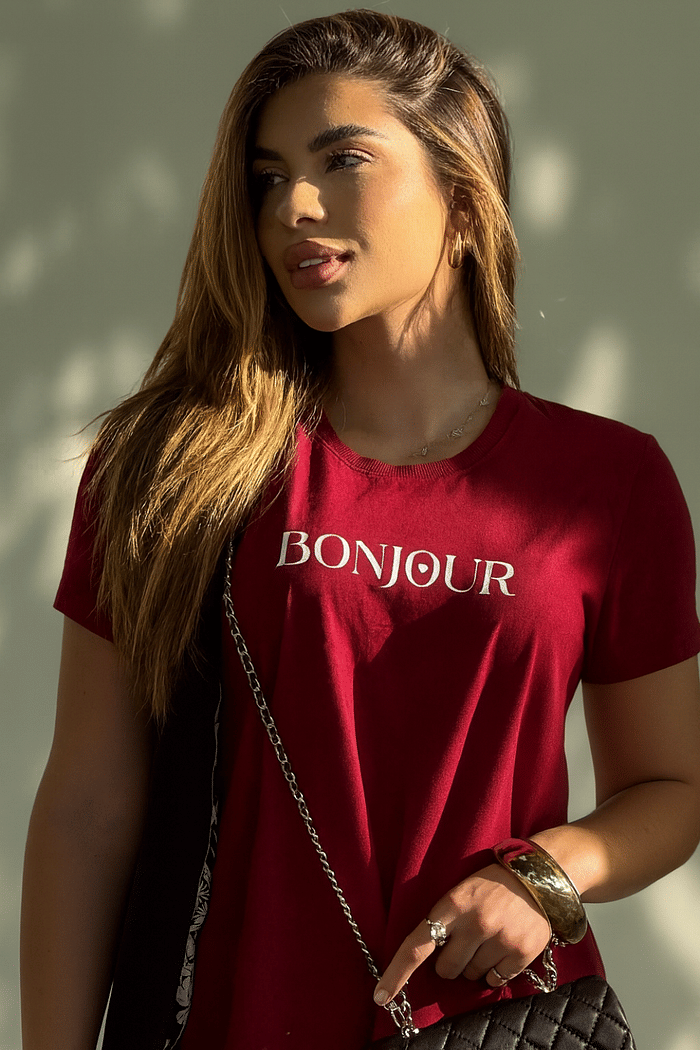 T-SHIRT  _  BONJOUR