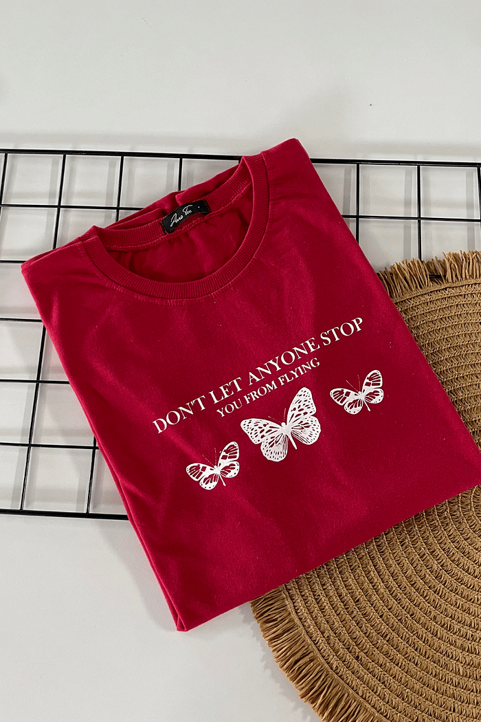 T-SHIRT  _  DON´T LET [BORBOLETA]