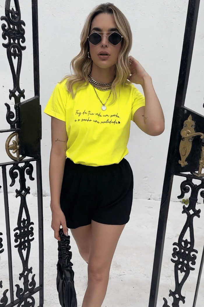 T SHIRT  _   FAZ DA TUA VIDA UM SONHO
