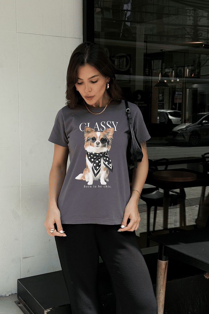 T-SHIRT  _  CLASSY - CACHORRO